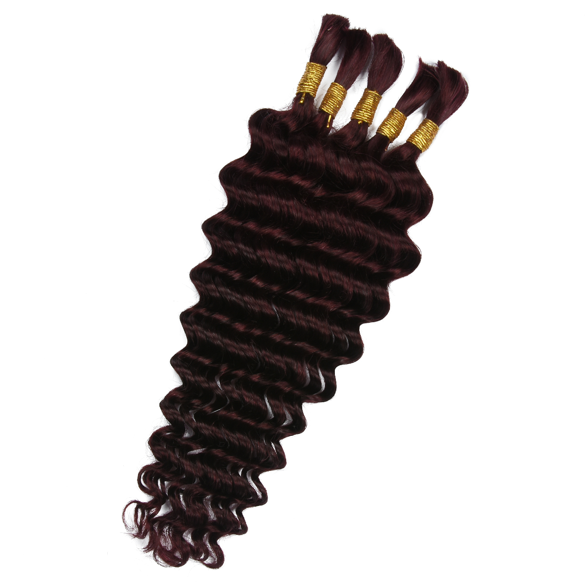 Deep Wave 100% Human Hair Bulk - Water Wave Bulk Human Hair For Braiding recension och pris
