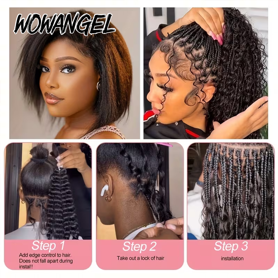 Boho Braids Human Hair Bulk De - Water Wave Bulk Human Hair For Braiding recension och pris