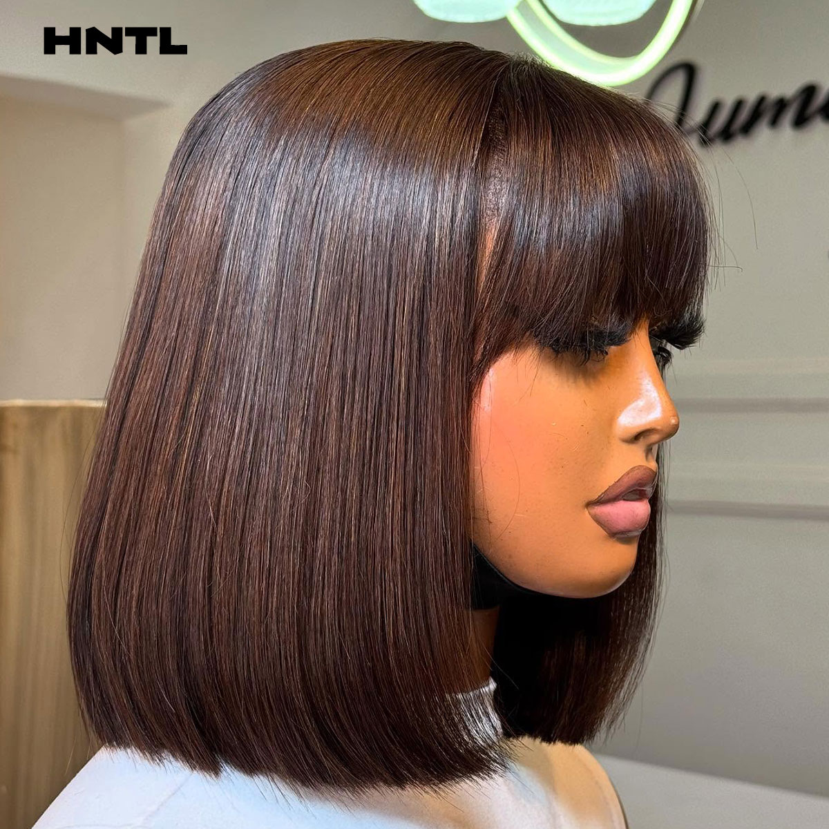Wear & Go Glueless Wig Human H - Pre Parted 13X4 Lace Front Bob Wig recension och pris