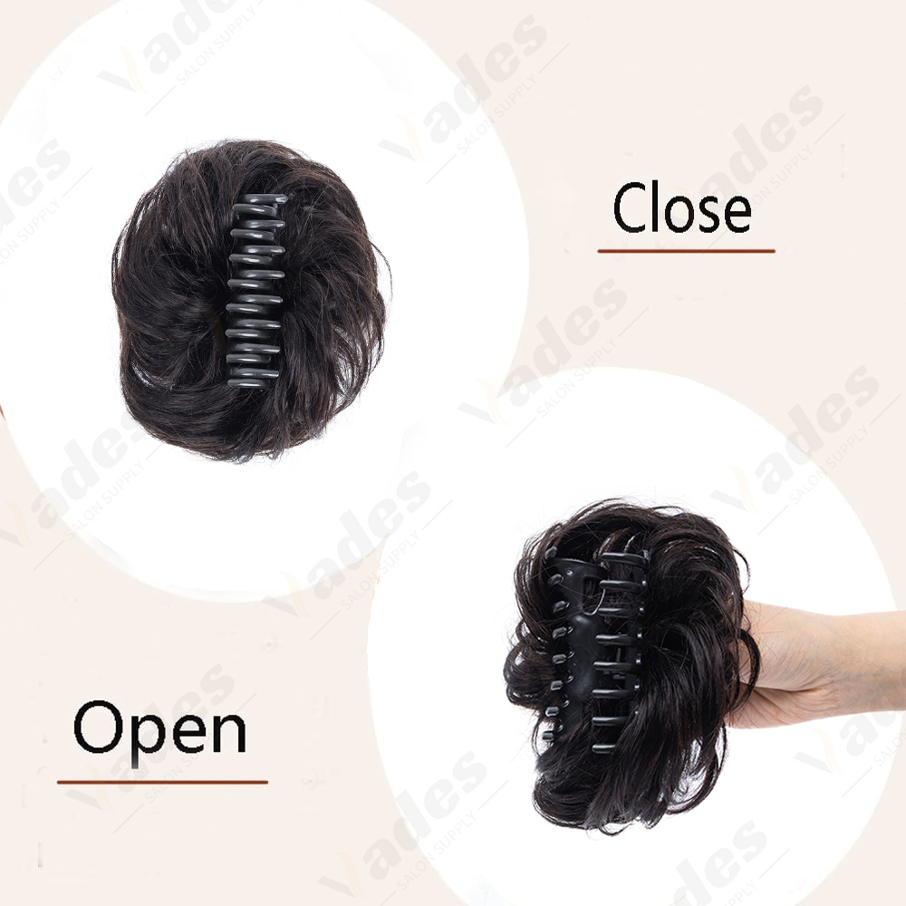 Messy Bun Hair Wavy Claw Clip  - Claw Clip Messy Bun Hair Piece recension och pris
