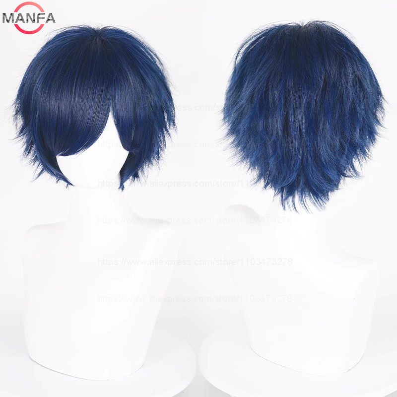 Anime 30cm Short Straight Cosp - Synthetic Braided Wigs For Black Women recension och pris