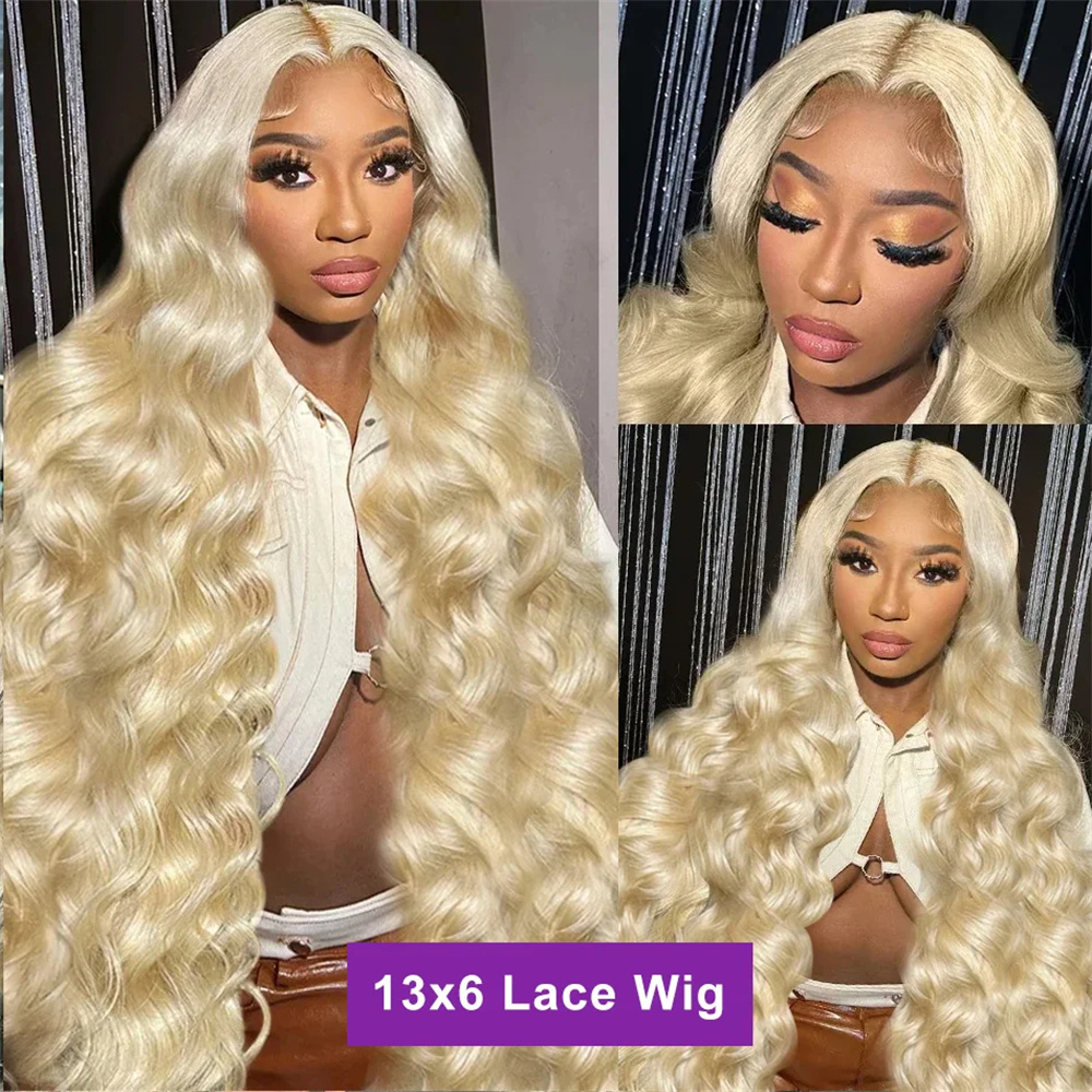 Finros Body Wave 13x6 HD Trans - 613 Blonde Body Wave Lace Front Wig recension och pris