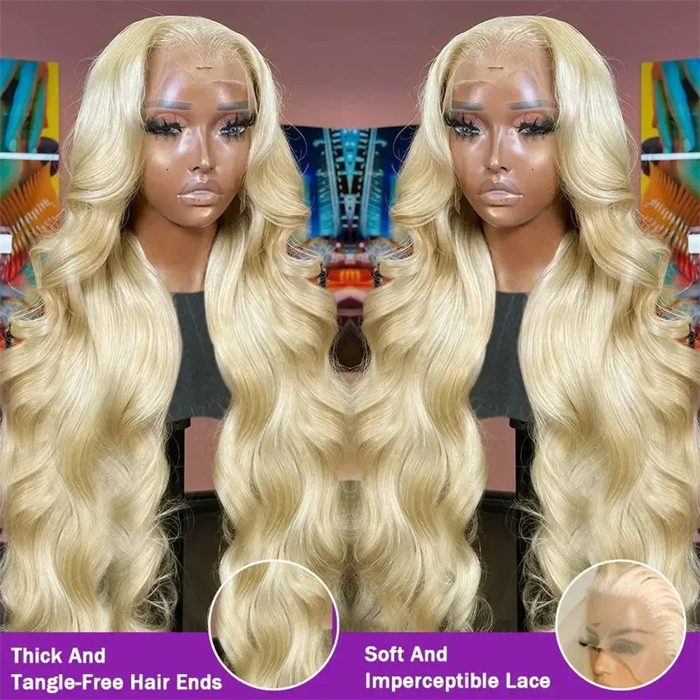Finros Body Wave 13x6 HD Trans - 613 Blonde Body Wave Lace Front Wig recension och pris