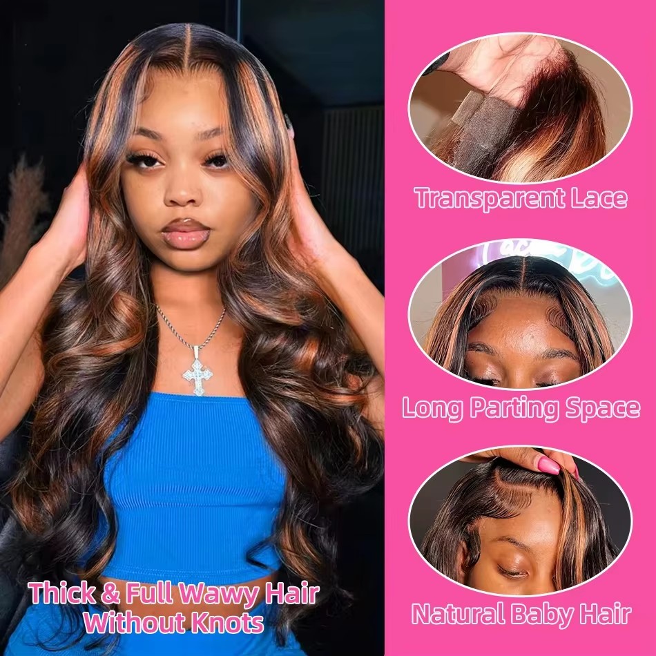 Highlight Ombre 13x4 Lace Fron - Lace Front Wigs recension och pris