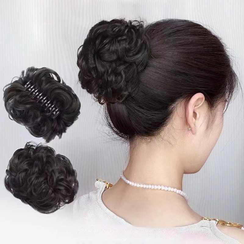 New Synthetic Chignon Messy Bu - Claw Clip Messy Bun Hair Piece recension och pris