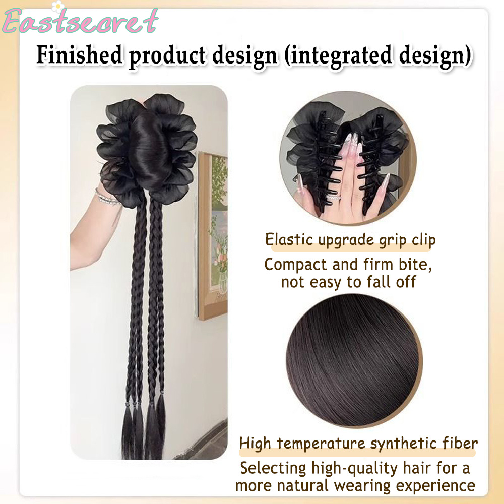 Black Bow Half-tie Hair Claw C - Claw Clip Messy Bun Hair Piece recension och pris