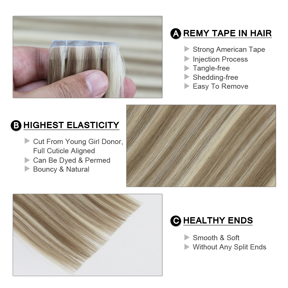Invisible Tape In Extensions R - Invisible Tape In Extensions Real Hair recension och pris