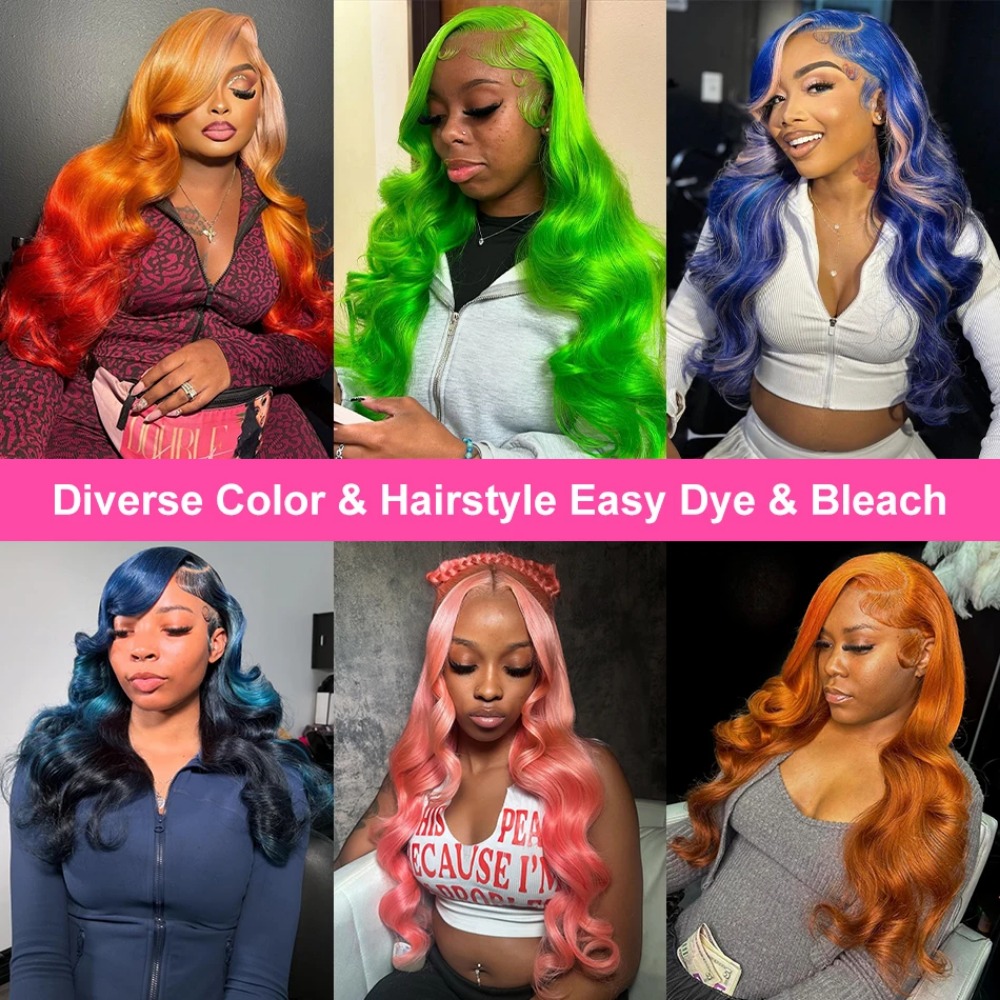 40 Inch 613 Honey Blonde Body  - 613 Blonde Body Wave Lace Front Wig recension och pris