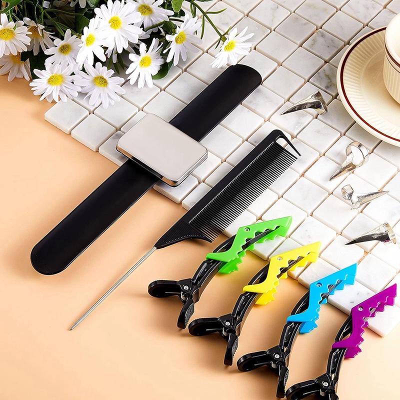 8 PCS Parting Ring Hair Select - Hair Clips recension och pris