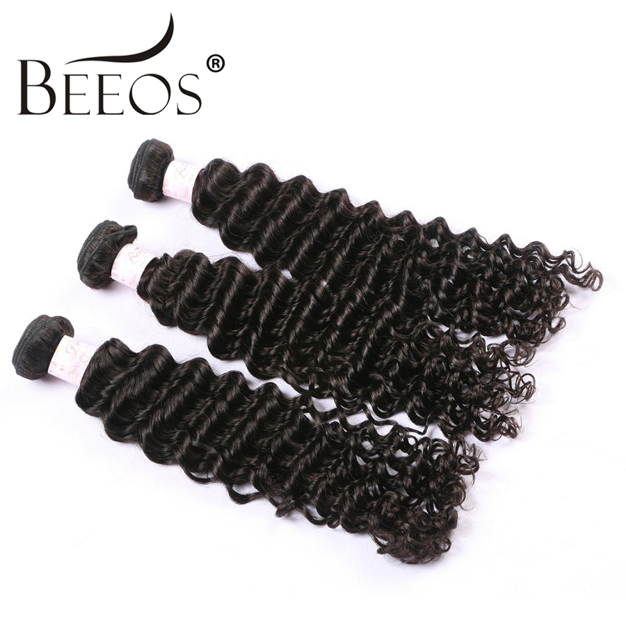 BEEOS Natural Deep Wave Bundle - Deep Wave 3 Bundles With Closure recension och pris