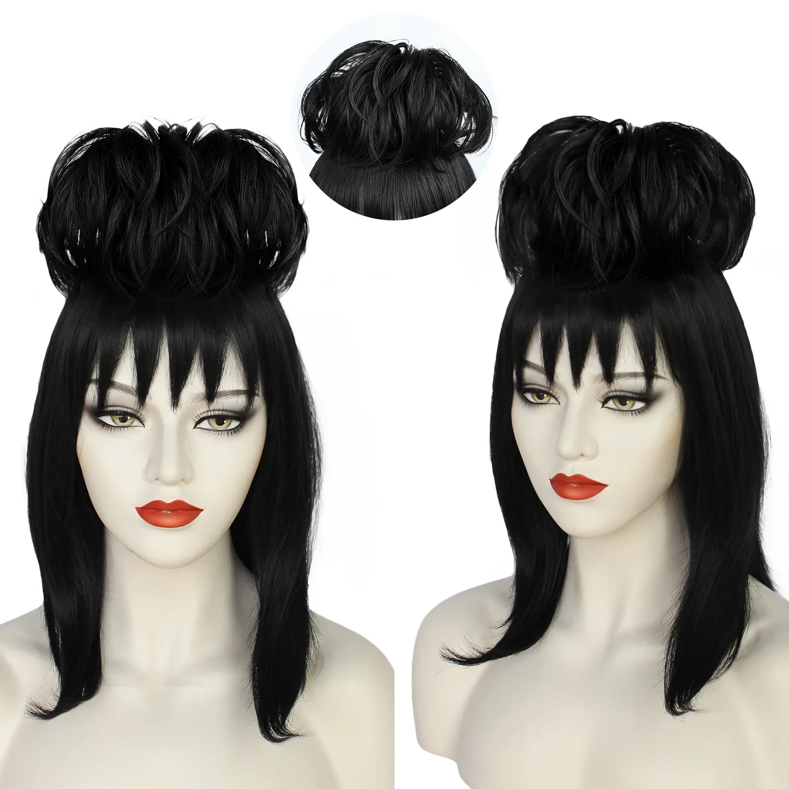 Lydia Deetz Cosplay Wig Bride  - Synthetic Braided Wigs For Black Women recension och pris