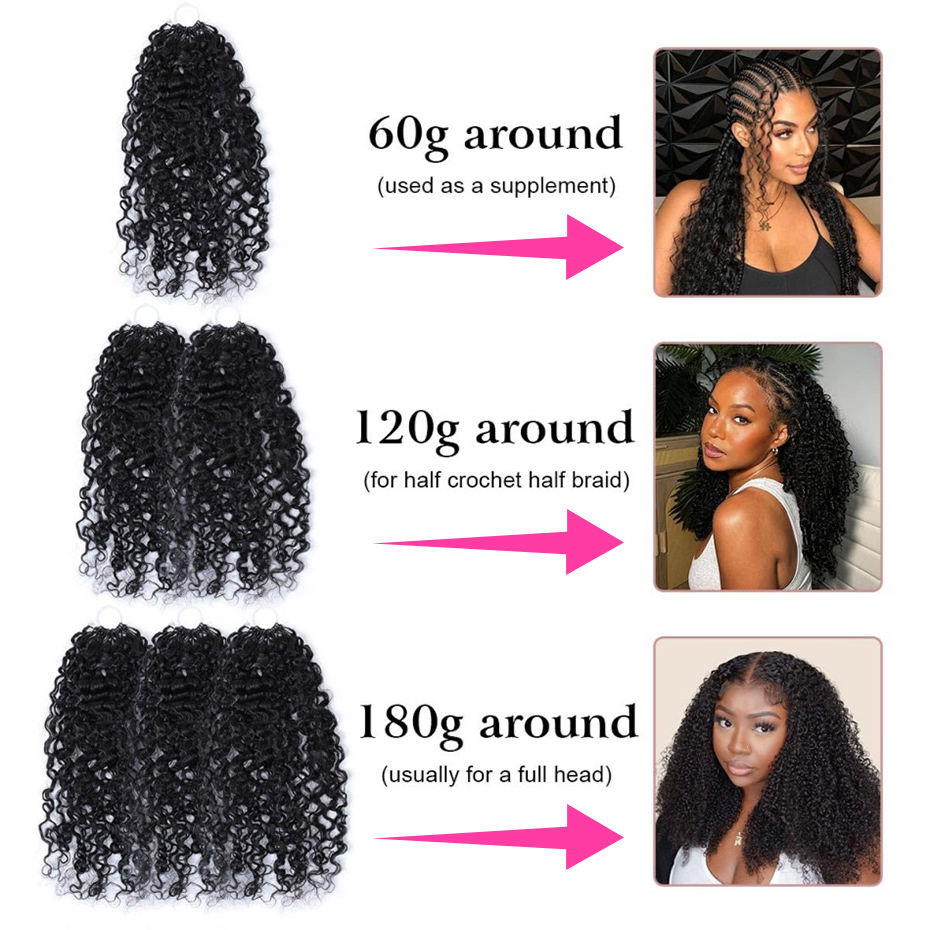 Natural Deep Wave Feather Croc - Hair Bundles recension och pris