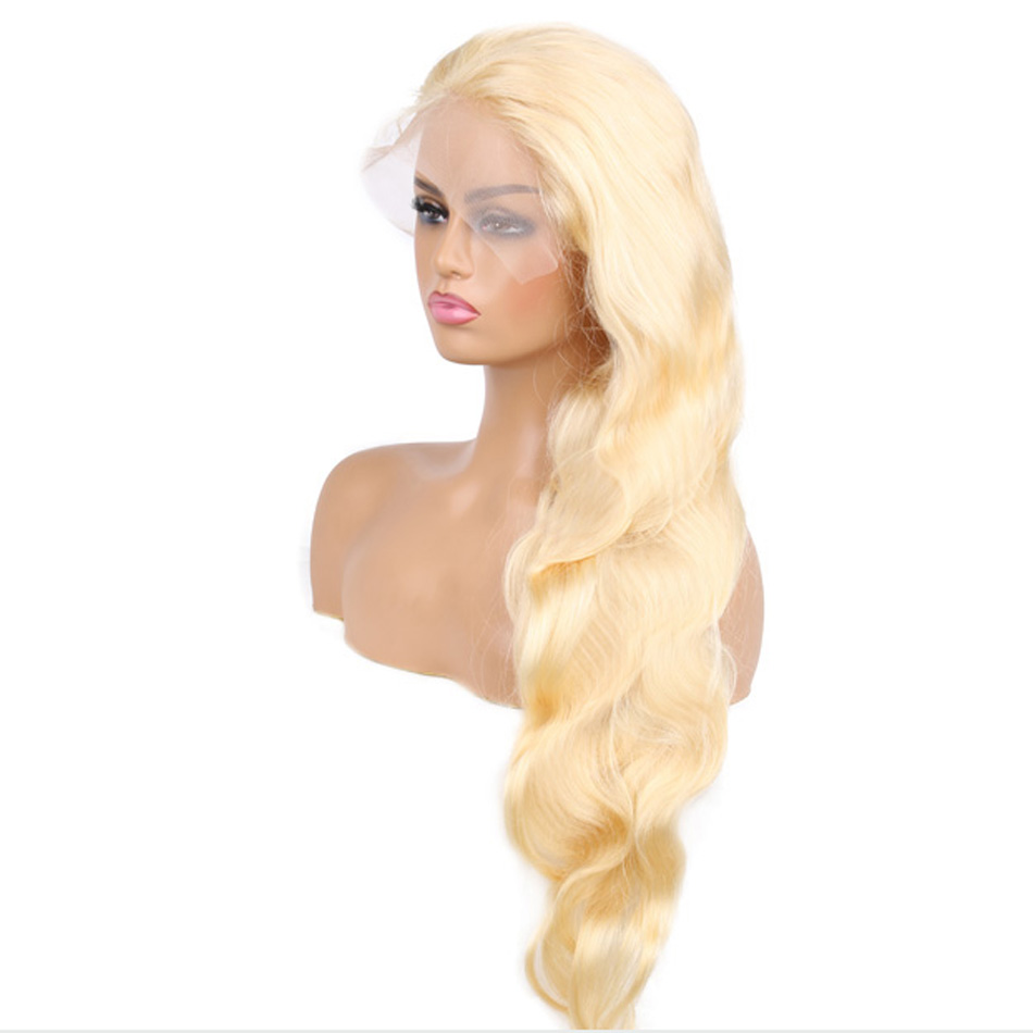613 Blonde 13x6 HD Transparent - 613 Blonde Body Wave Lace Front Wig recension och pris