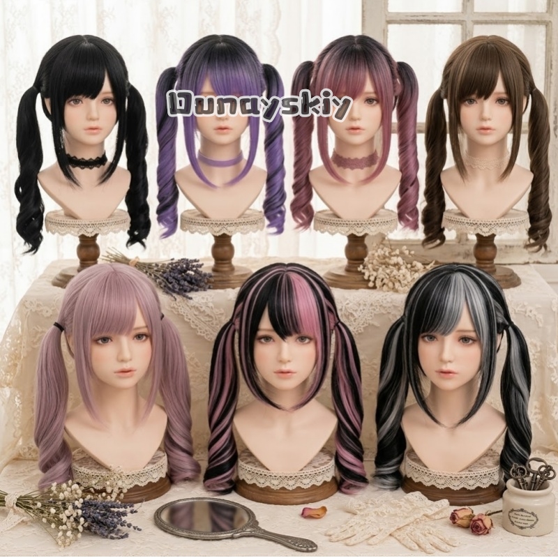 Cosplay Jirai Kei  Halloween P - Synthetic Braided Wigs For Black Women recension och pris