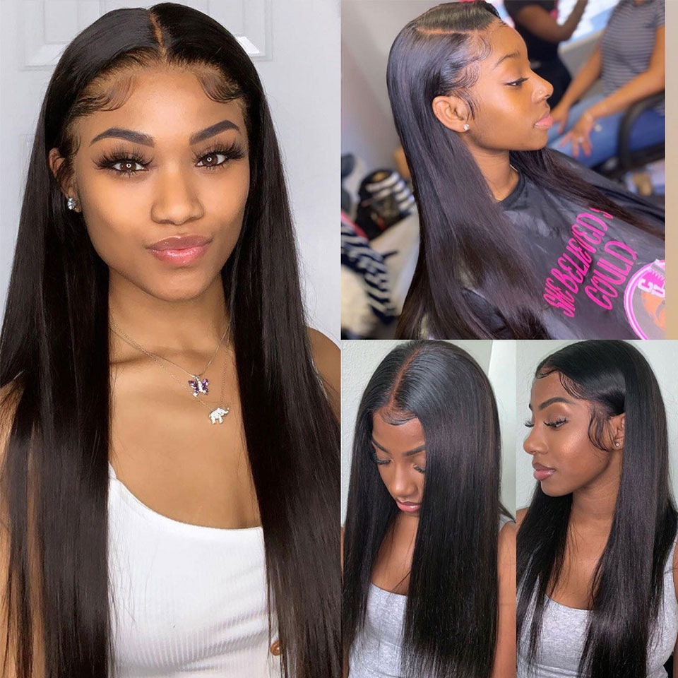 Clip in Hair Extensions Straig - Invisible Tape In Extensions Real Hair recension och pris