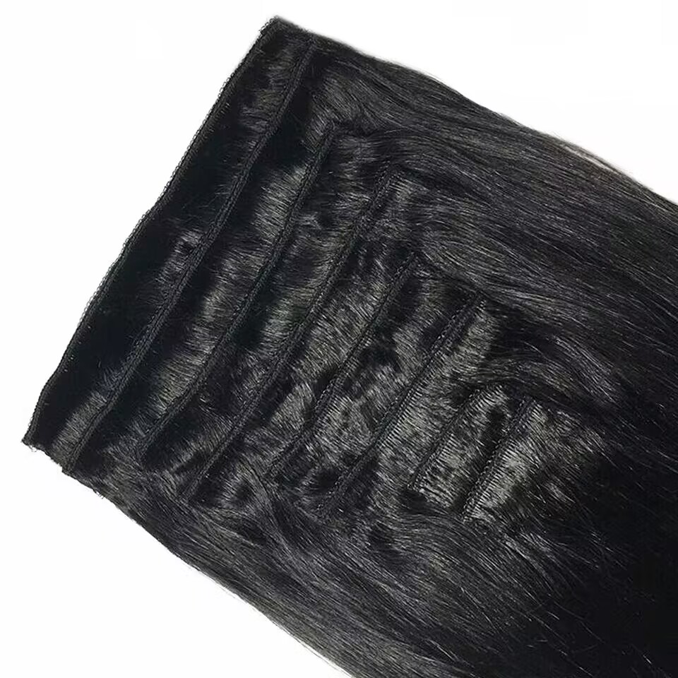 Clip in Hair Extensions Straig - Invisible Tape In Extensions Real Hair recension och pris