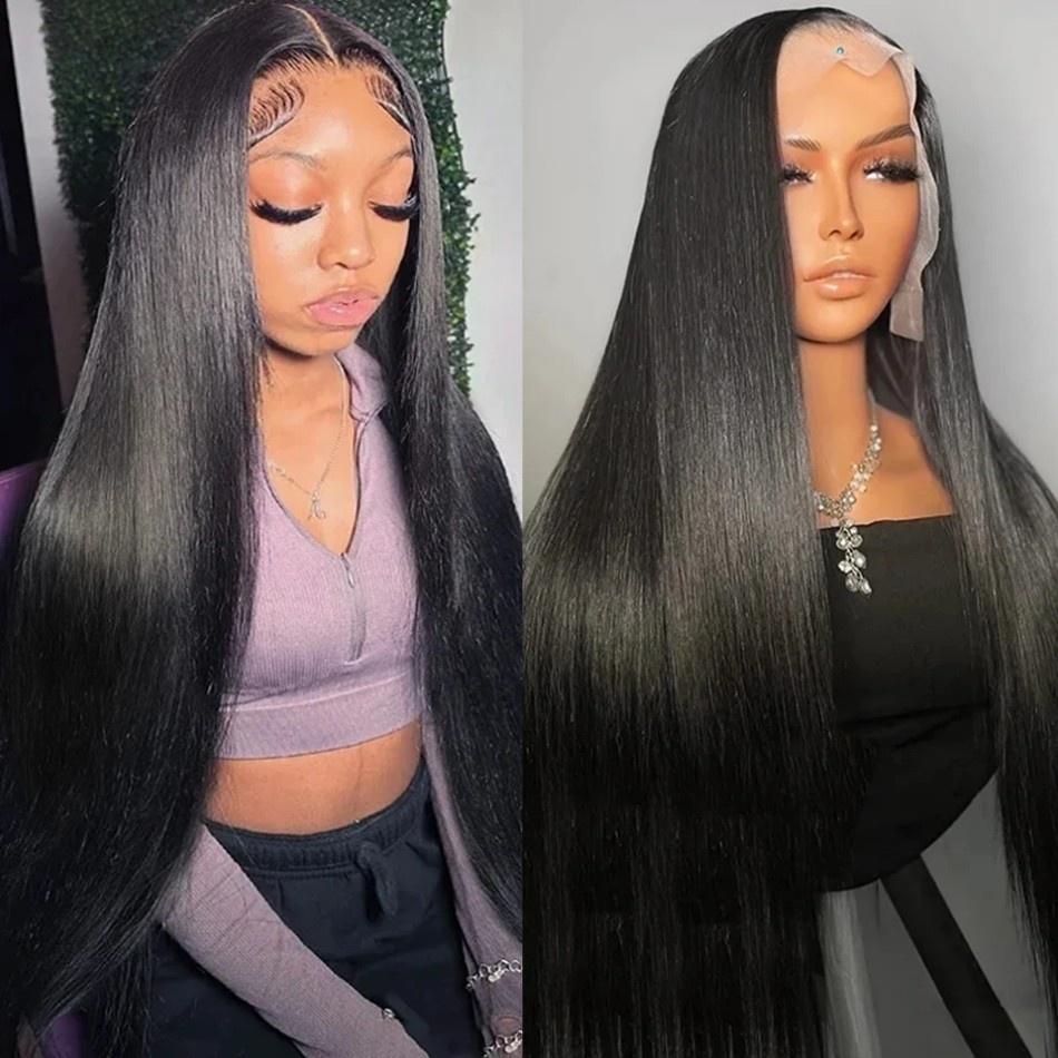 Glueless Bone Straight Human H - Lace Front Wigs recension och pris