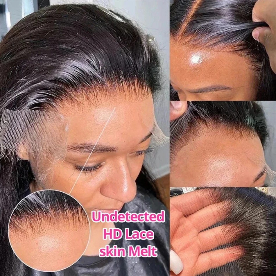 Glueless Bone Straight Human H - Lace Front Wigs recension och pris