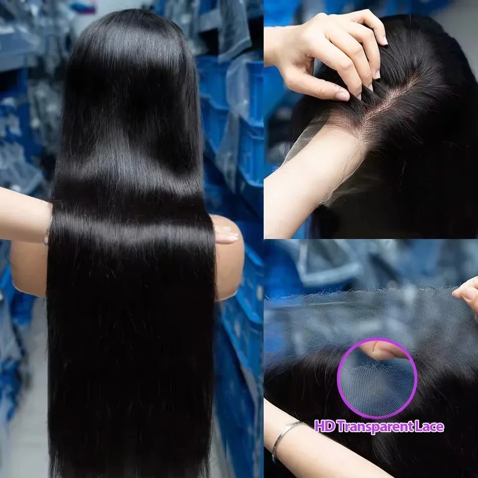 Glueless Bone Straight Human H - Lace Front Wigs recension och pris